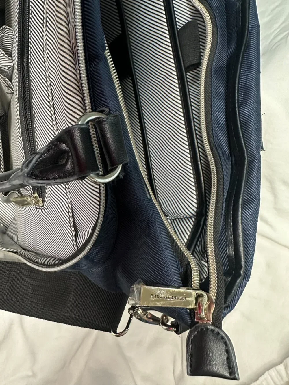 Kenneth Cole Chelsea Chevron Tote Bag